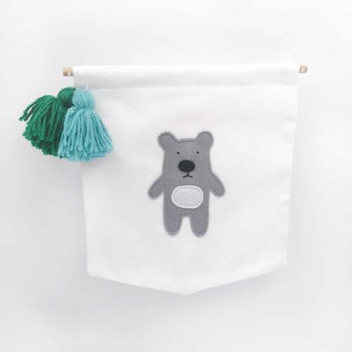 Grey bear banner