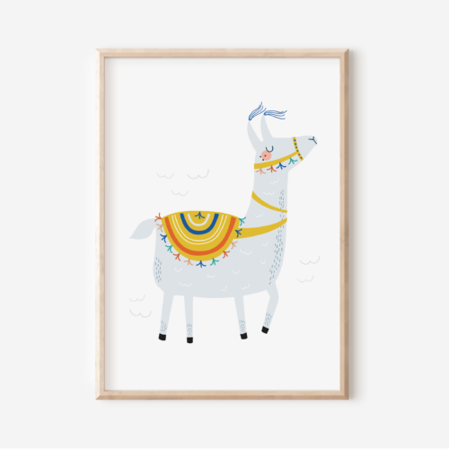 Alpaca print