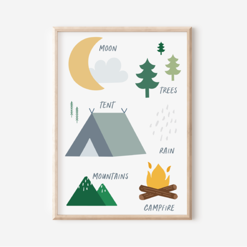 Camping print