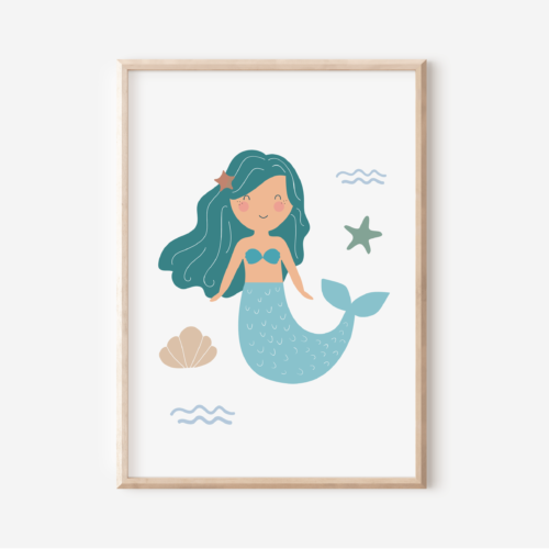Mermaid print