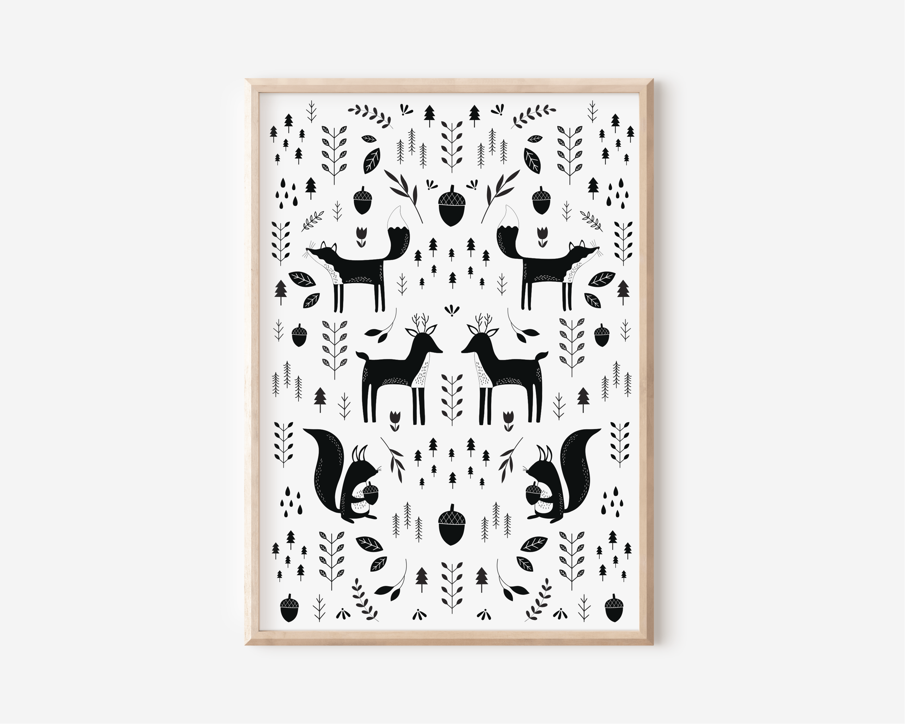 Woodmark Pattern Woodlands pattern print – Freckle and Hops
