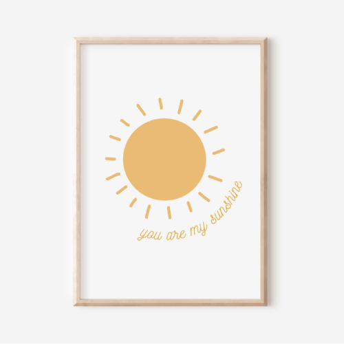 Sunshine print